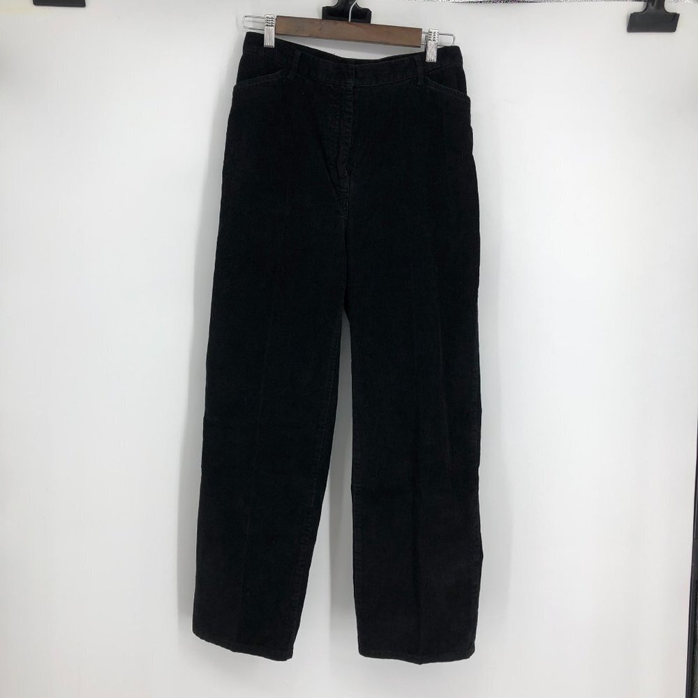 Style & Co Corduroy Petite Women's High-Rise 100% Cotton Black Pants size P8 - Picture 13 of 13